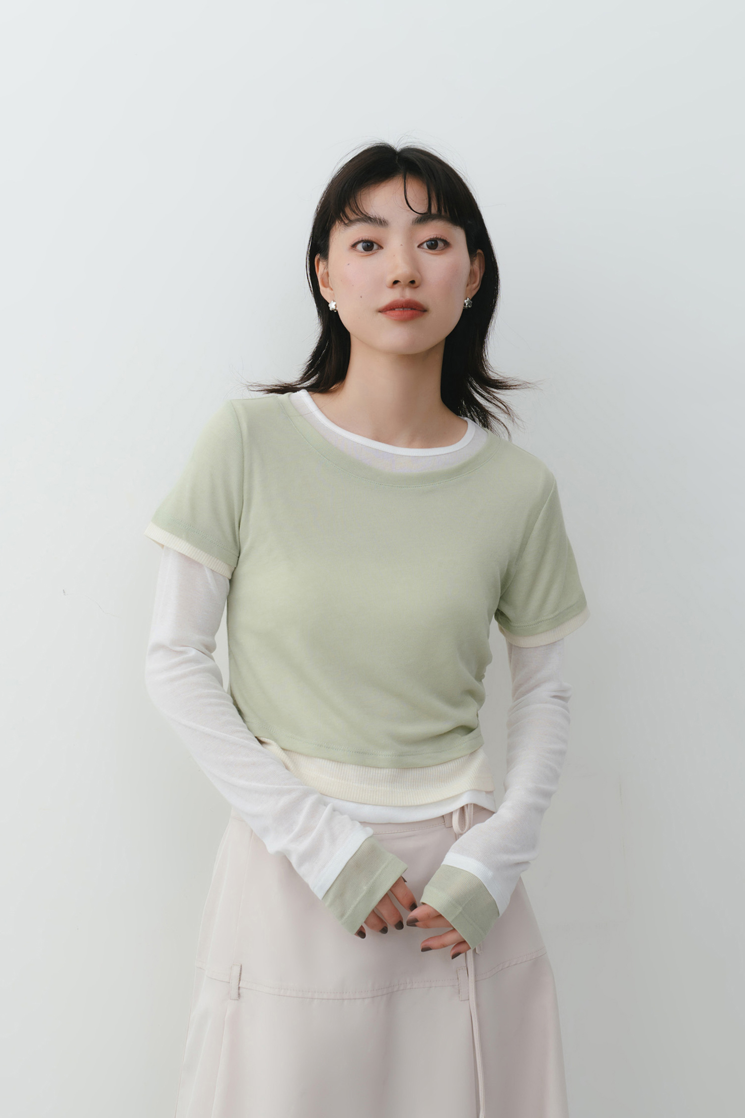 一秒出門雙層上衣