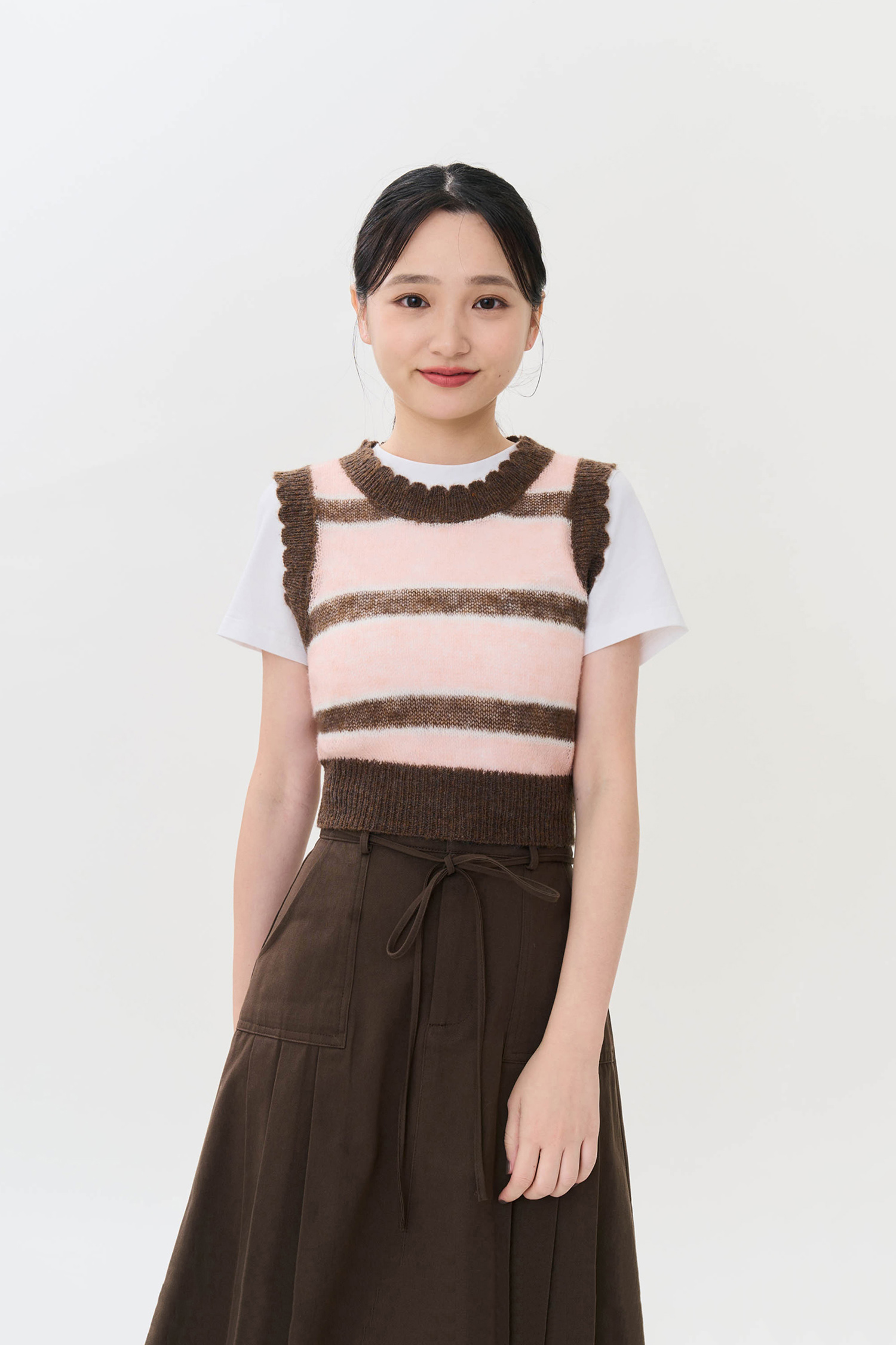 ＋知識分子針織背心＋