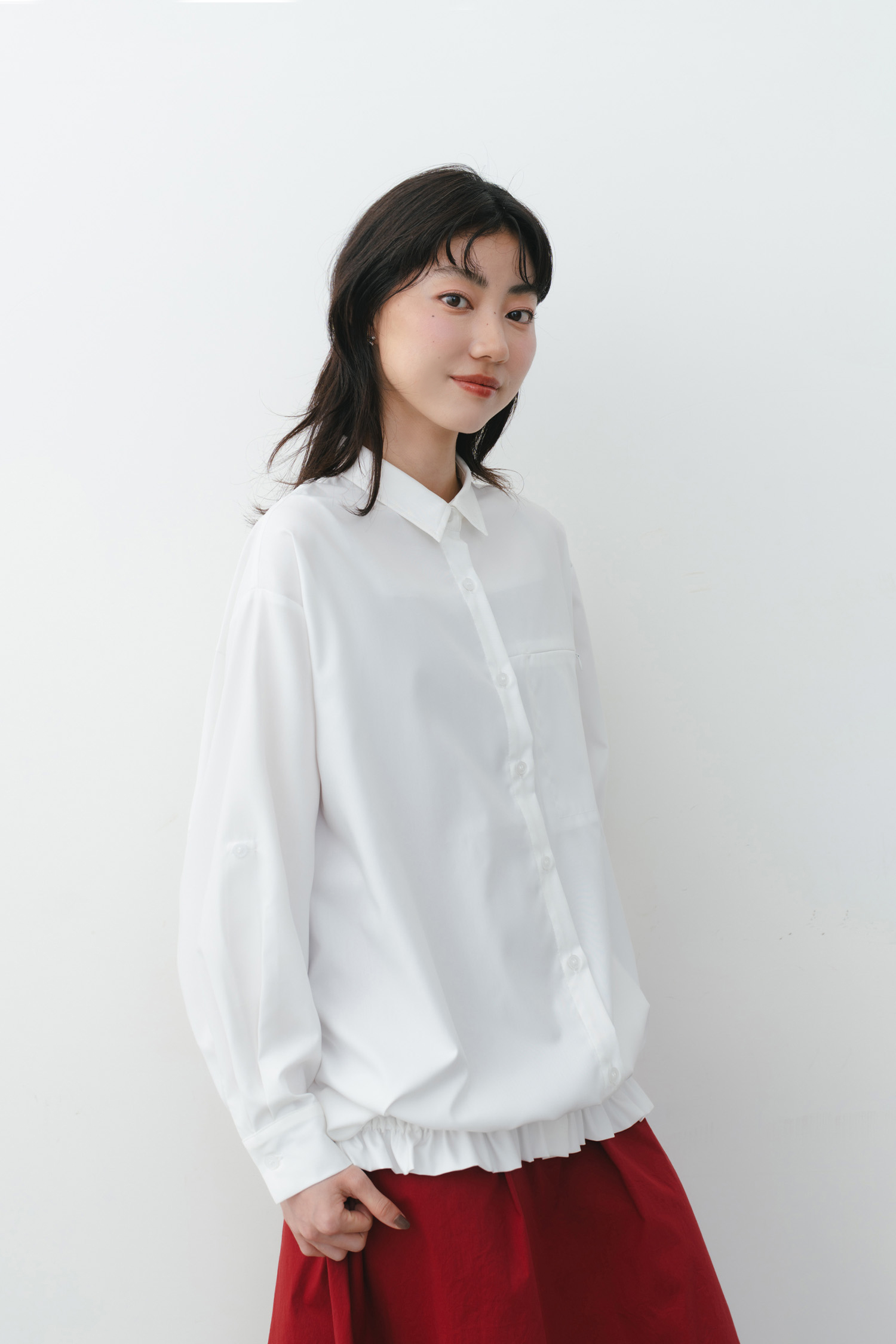 自由變化長袖襯衫