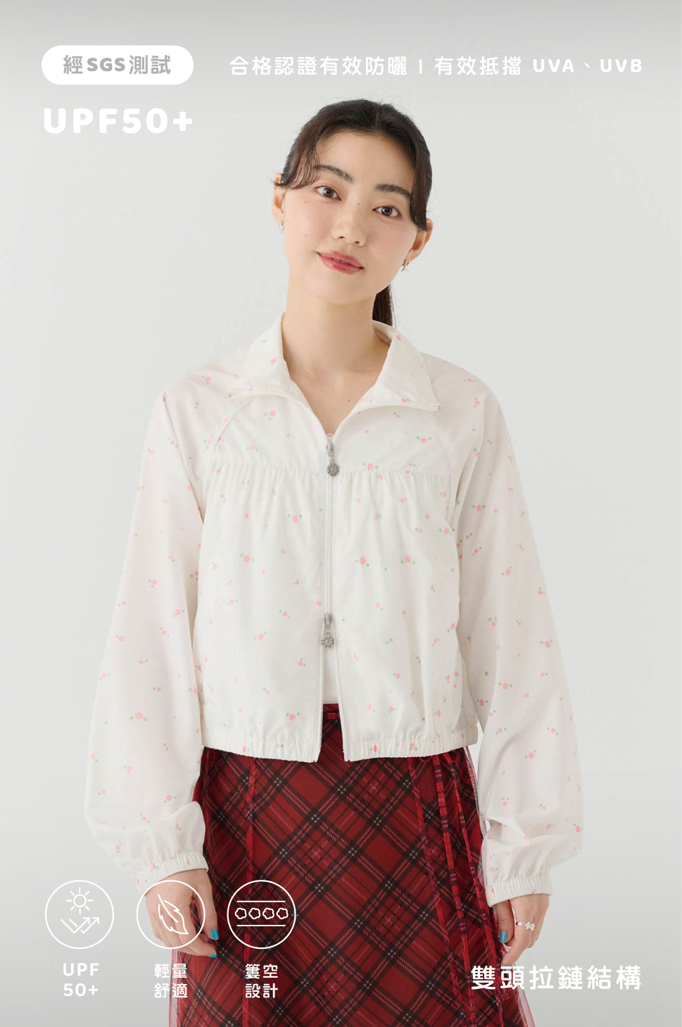 小碎花防曬外套