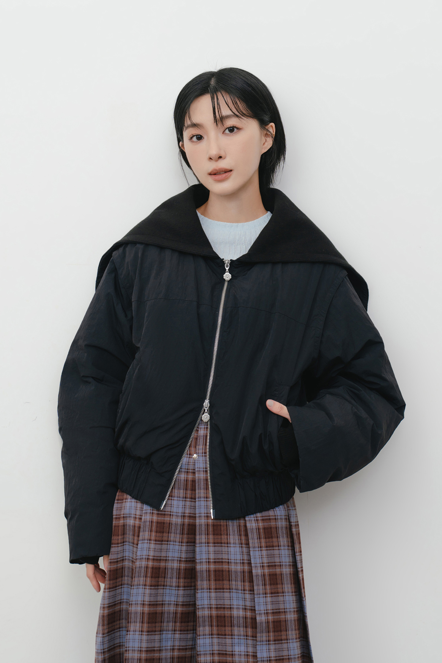 鬆鬆軟軟鋪棉外套