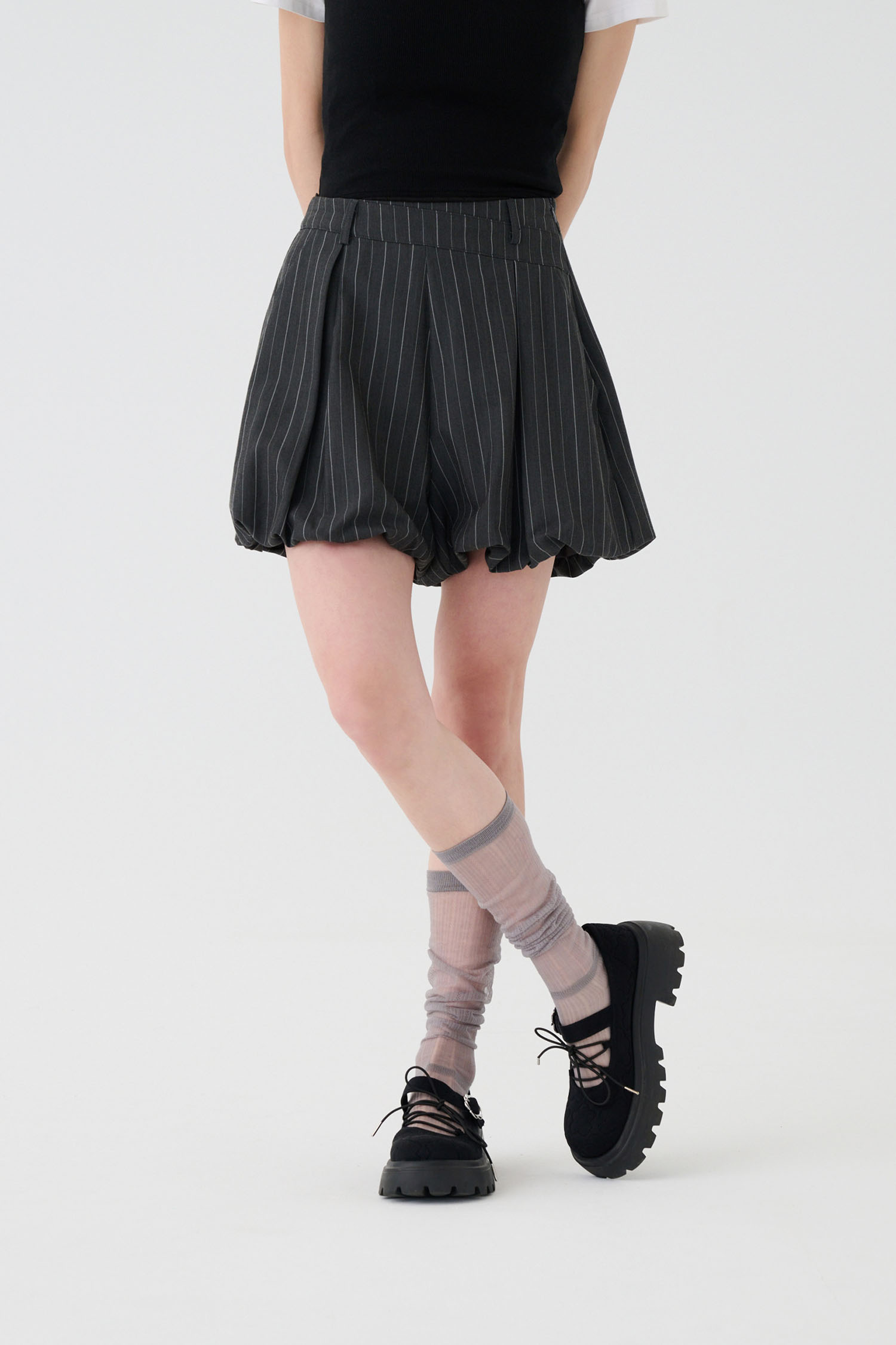 有條有理氣球短褲