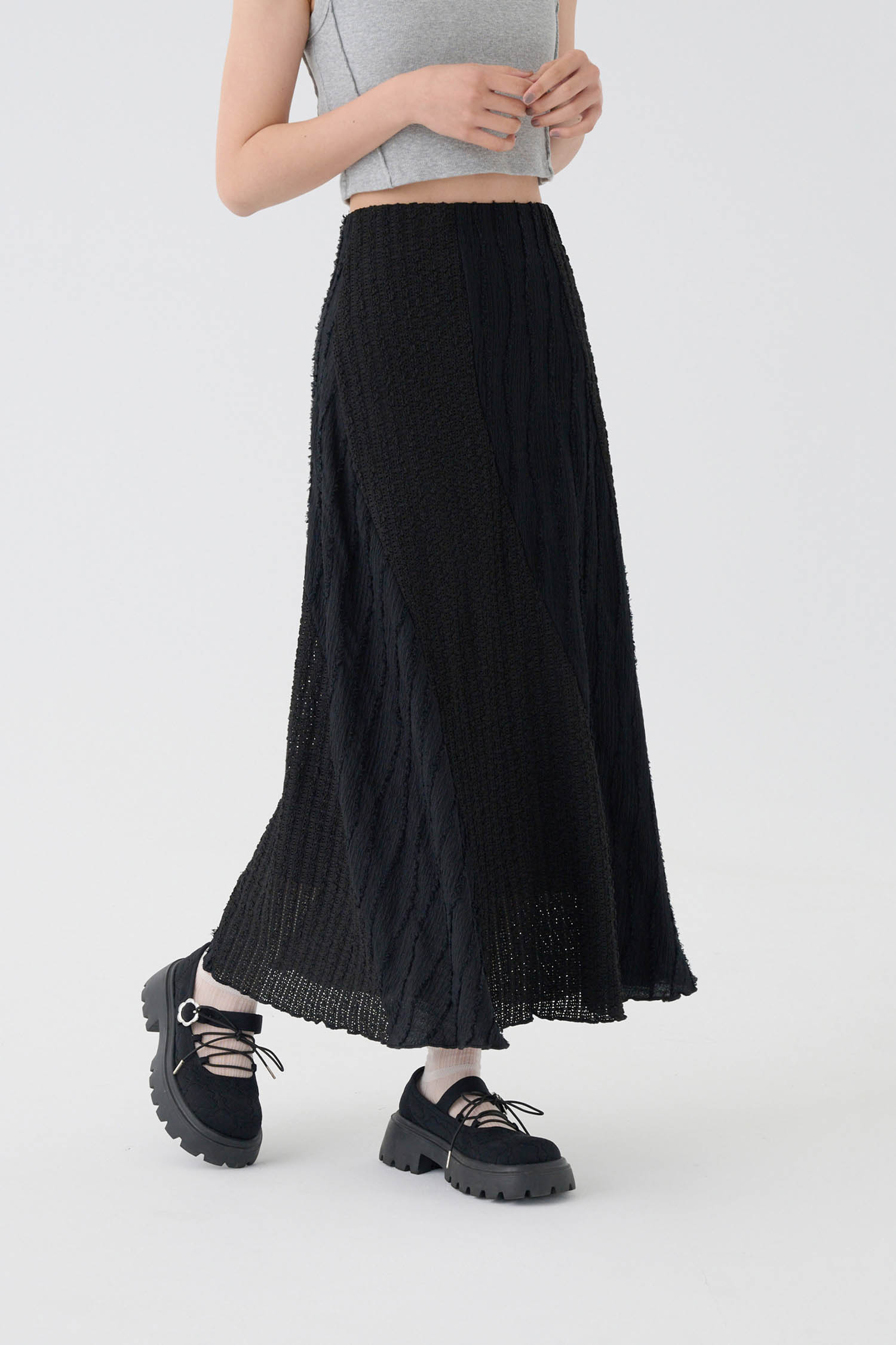 飄飄裙擺紋理裙