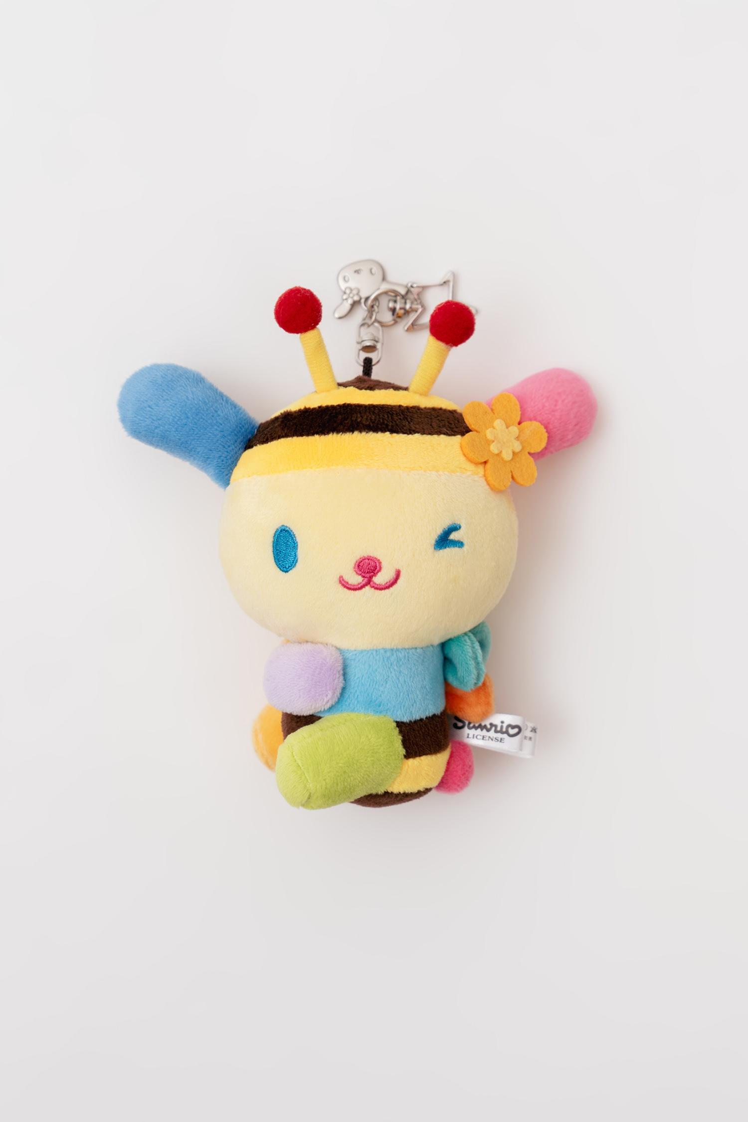 蜜蜂花小兔娃娃吊飾