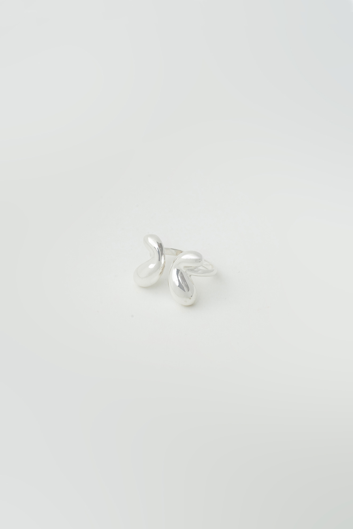 胖胖蝴蝶純銀戒指